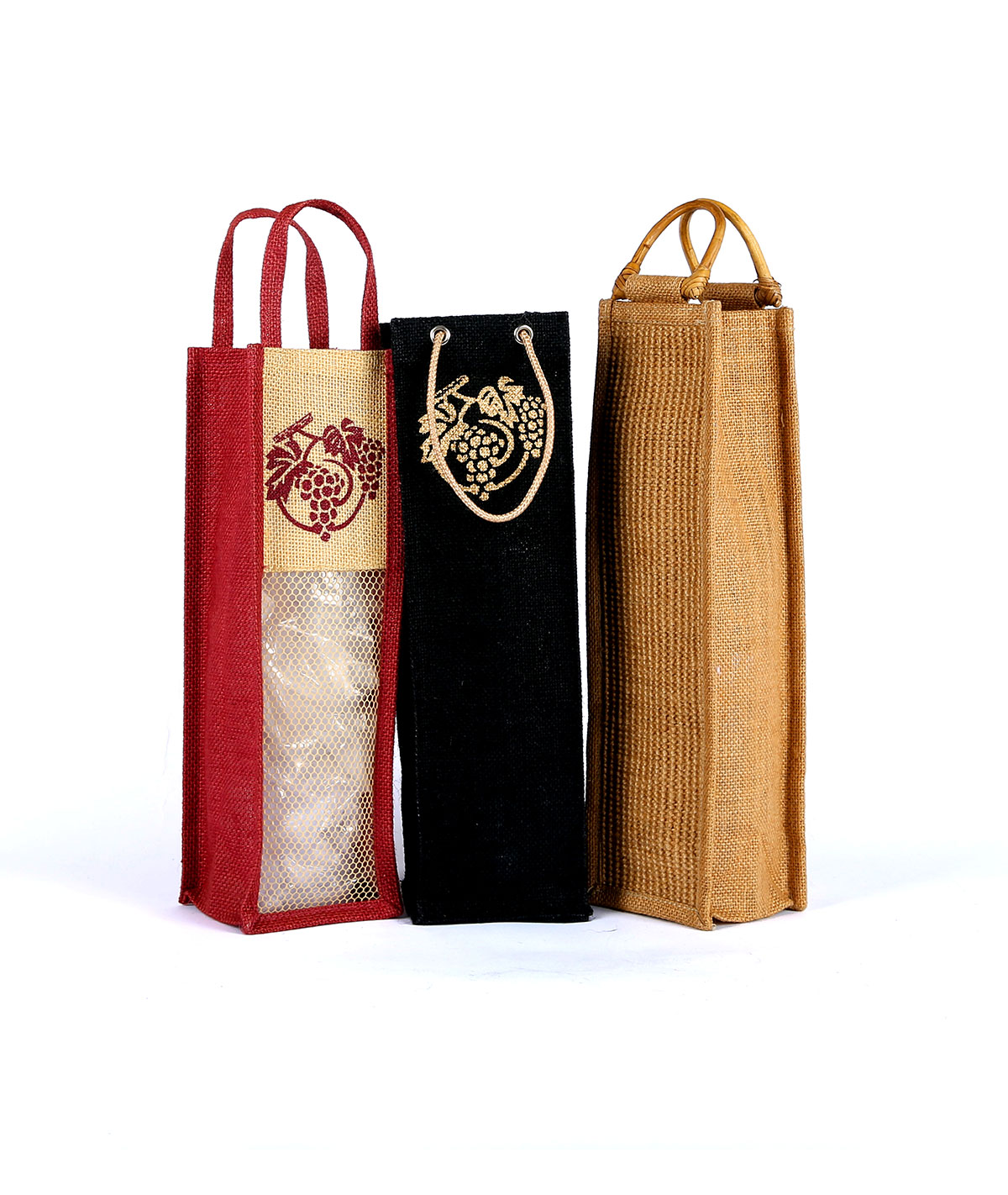 Jute Wine Bottle Bag Manufacturer - 005 